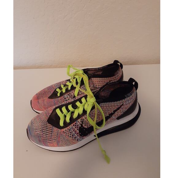 NIKE Air Max Racer Flyknit Pink Blast Sneakers Ladies size 5.5 - DM9073-300 - Picture 1 of 8